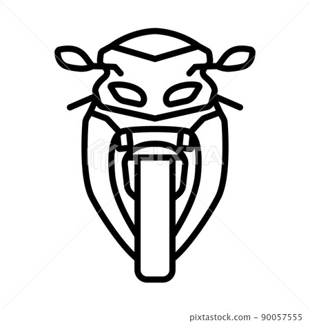 Motorcycle Icon 90057555