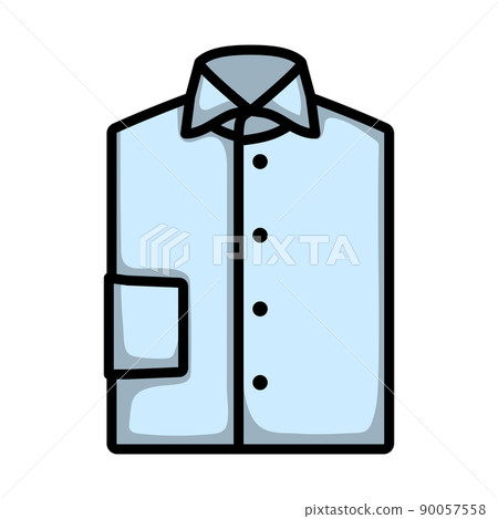 Folded Shirt Icon 90057558