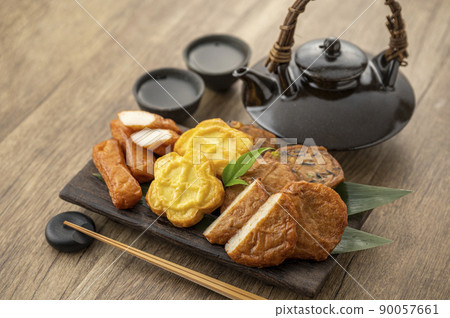 Satsuma-age on a plate Satsuma-age on a plate 90057661