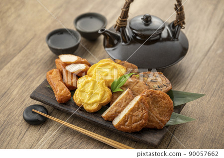 Satsuma-age on a plate Satsuma-age on a plate 90057662