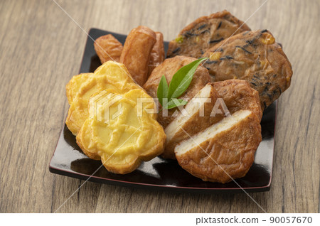 Satsuma-age on a plate Satsuma-age on a plate 90057670