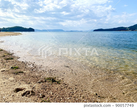 The beach of Angel Road in Shodoshima, Kagawa Prefecture The beach of Angel Road in Shodoshima, Kagawa Prefecture 90057749