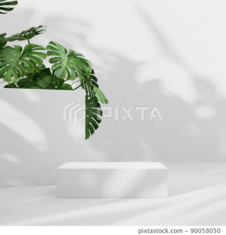 Summer podium, exhibition mock-up, display podium 90058050