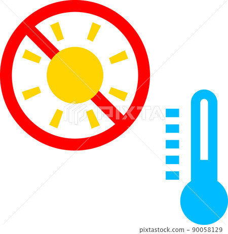 Cool and dark icon 90058129