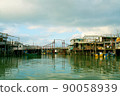 Tai O, Hong Kong, a fishing village lined with floating houses 90058939