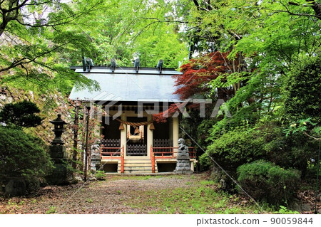 Furumachi Onsen Shrine (main shrine) in Nasushiobara City, Tochigi Prefecture Furumachi Onsen Shrine (main shrine) in Nasushiobara City, Tochigi Prefecture 90059844