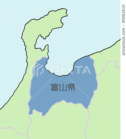 Map of the incident (dark image) Toyama Prefecture 90062610