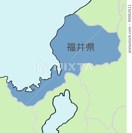 Map of the incident (dark image) Fukui Prefecture 90062611