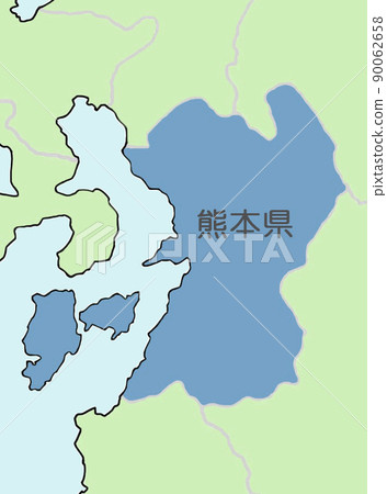 事發地圖（黑圖）熊本縣 90062658