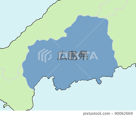 事件地圖（黑圖）廣島縣 90062669