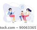 Psychotherapy counseling for child concept. Family psychology. 90063365