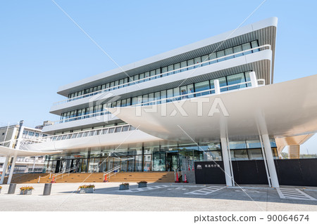 廣島縣尾道市天氣晴朗的尾道市政府 廣島縣尾道市天氣晴朗的尾道市政府 90064674