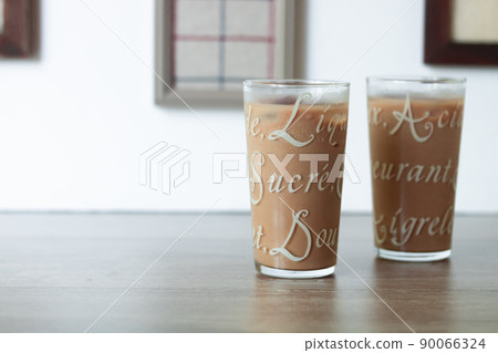 Coffee time at Ice Cafe Latte 90066324