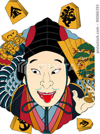 Ukiyo-e Kabuki actor part 100 90066393