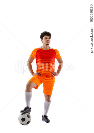 PNG studio portrait of a sporty young man and woman posing together against  a white backgroundisolated on a transparent PNG background