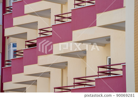 Abstract image. city geometry. Part of the building. Abstract image. city geometry. Part of the building. 90069281