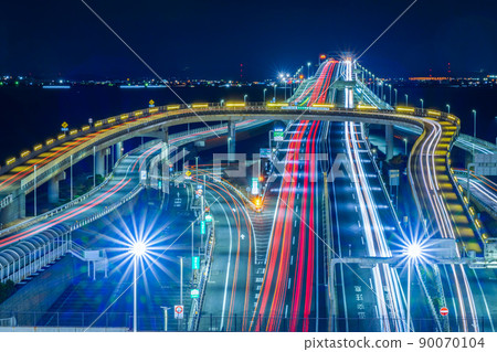 東京夜景海螢激光束 90070104