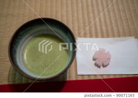 抹茶和茶具 90071165