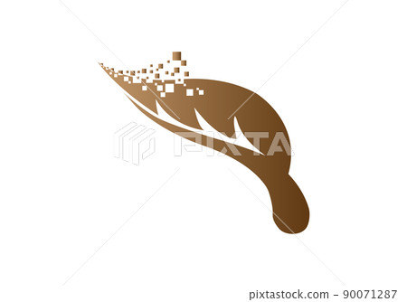 Brown Particle Leaf Brown Particle Leaf 90071287
