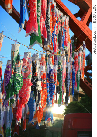 Carp climbing Tokyo Tower 29 90072106