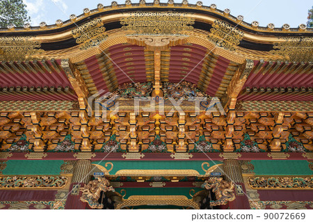 Yashamon Gate Up at Taiyu-in Temple Hall 90072669