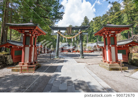 Torii and precincts of Nikko Futarasan Shrine Torii and precincts of Nikko Futarasan Shrine 90072670