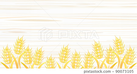 Wheat illustration background Wheat illustration background 90073105