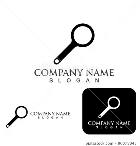 magnifying glass logo and symbol vector magnifying glass logo and symbol vector 90075045