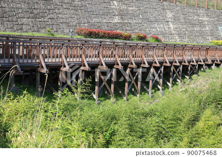 Wooden bridge Wooden bridge 90075468