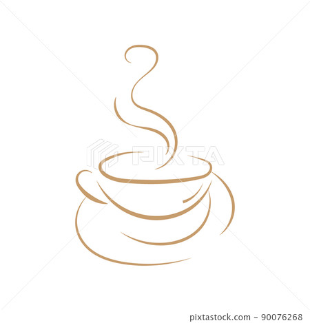 coffee time. rest with a cup of tea. abstract vector background. coffee time. rest with a cup of tea. abstract vector background. 90076268
