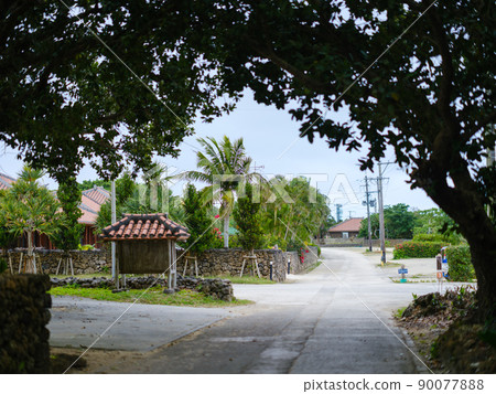 竹富島的城市景觀 竹富島的城市景觀 90077888