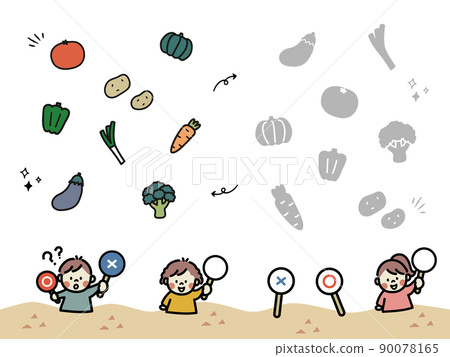 蔬菜剪影測驗 蔬菜剪影測驗 90078165