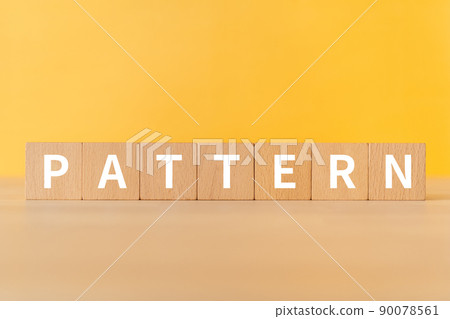 Image of pattern | Building blocks with "PATTERN" written on them 90078561