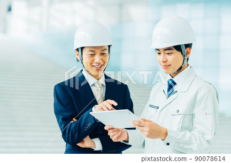 協調維護的工人和商人 90078614