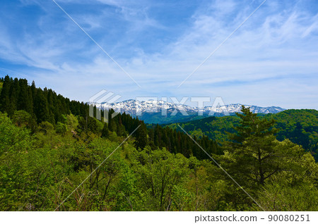 白山殘雪西山展望台 白山市 白山殘雪西山展望台 白山市 90080251