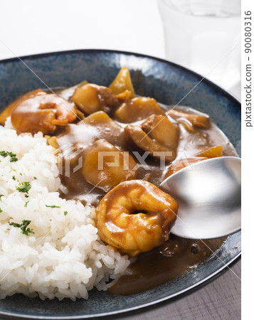Seafood curry rice Seafood curry rice 90080316