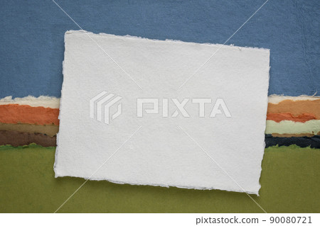 sheet of white Khadi rag paper 90080721