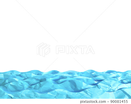 3D illustration of the sea paper 3D illustration of the sea paper 90081455