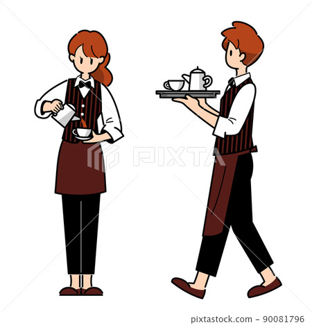 Restaurant staff 90081796