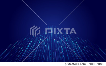 Converging lines and data internet technology big data background Converging lines and data internet technology big data background 90082086