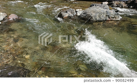 Shimosuwa Taisha Shrine Shimosha Harumiya Clear stream Togawa flowing beside the precincts Shimosuwa Taisha Shrine Shimosha Harumiya Clear stream Togawa flowing beside the precincts 90082499