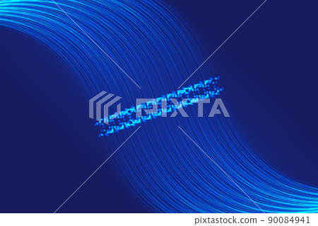 Blue technology particle lines internet technology big data texture background 90084941