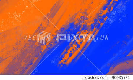 Abstract Blue Orange paint Background. Vector illustration design Abstract Blue Orange paint Background. Vector illustration design 90085585