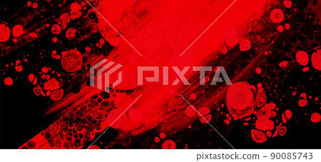 Black red ink brush stroke background. Vector illustration. Black red ink brush stroke background. Vector illustration. 90085743