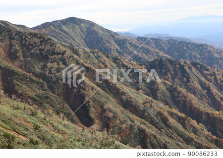 Scenery from the mountain trail leading to Mt. Hakusan Bessan Scenery from the mountain trail leading to Mt. Hakusan Bessan 90086233