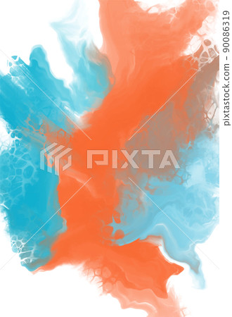 abstract color background painting design. vector illustration 90086319