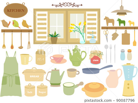 帶窗戶的時尚廚房 90087796