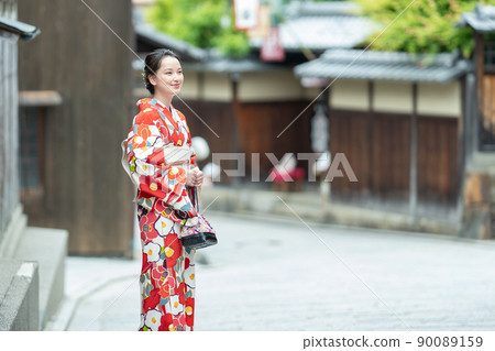 和服女性京都女性之旅 90089159