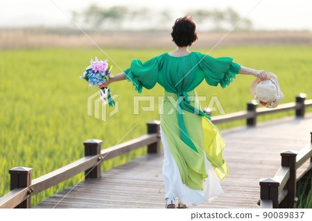 旅遊、蘆葦田風光、順天灣濕地 旅遊、蘆葦田風光、順天灣濕地 90089837