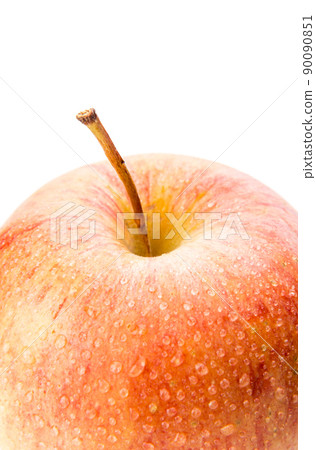 Ripe apple on a white background 90090851